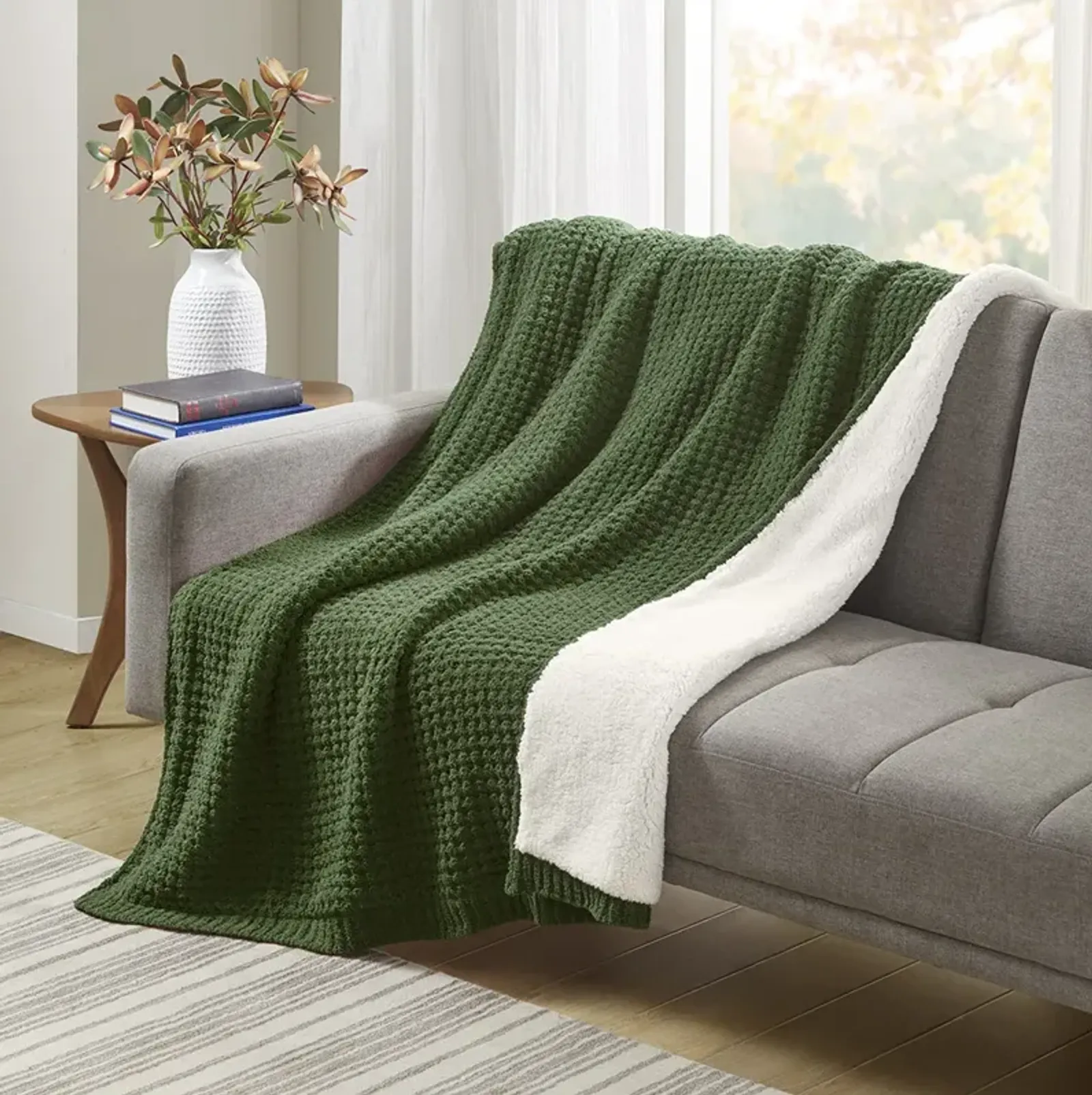 Rowan Waffle Knit Chenille Throw