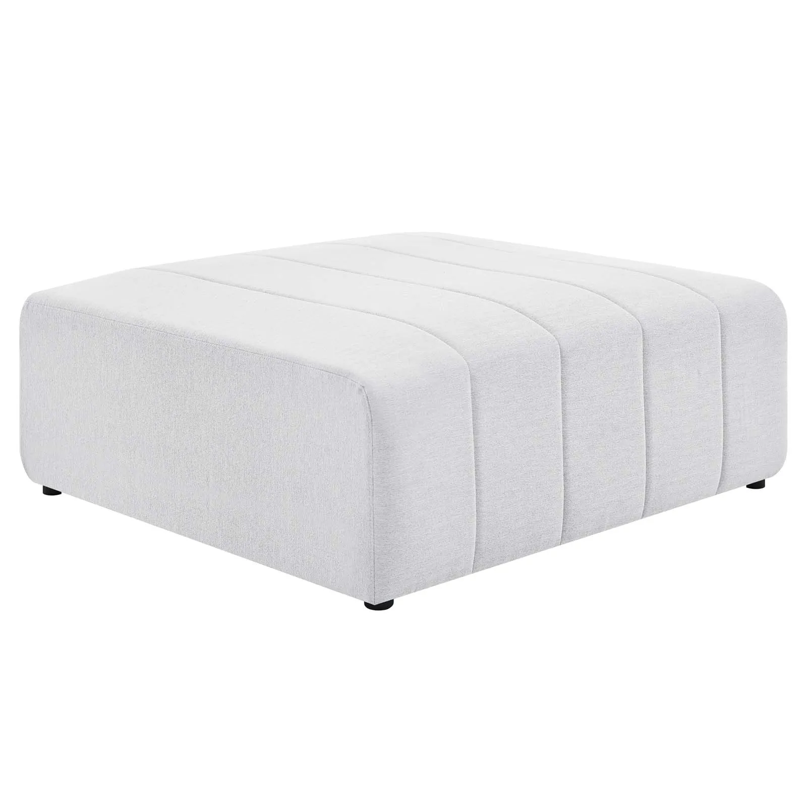 Bartlett Upholstered Fabric Ottoman