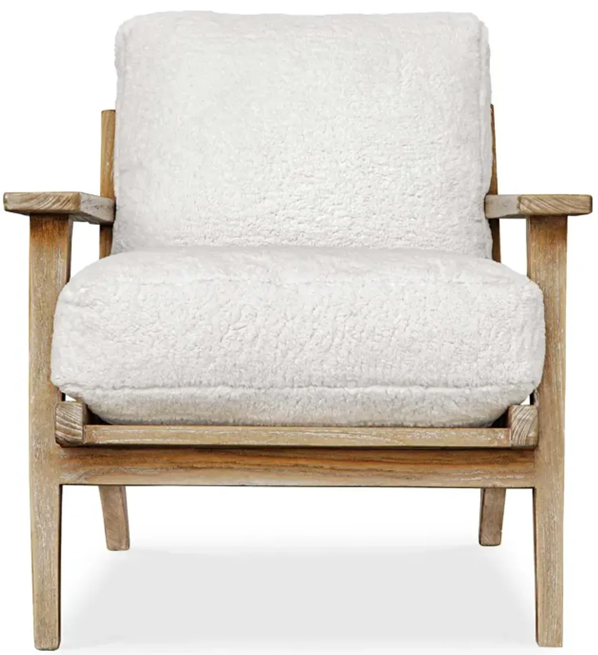 Laid Back Sheepskin Accent Chair