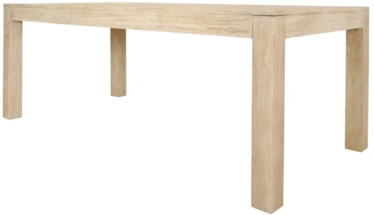 Covington KD 79" Dining Table, Brushed Natural 