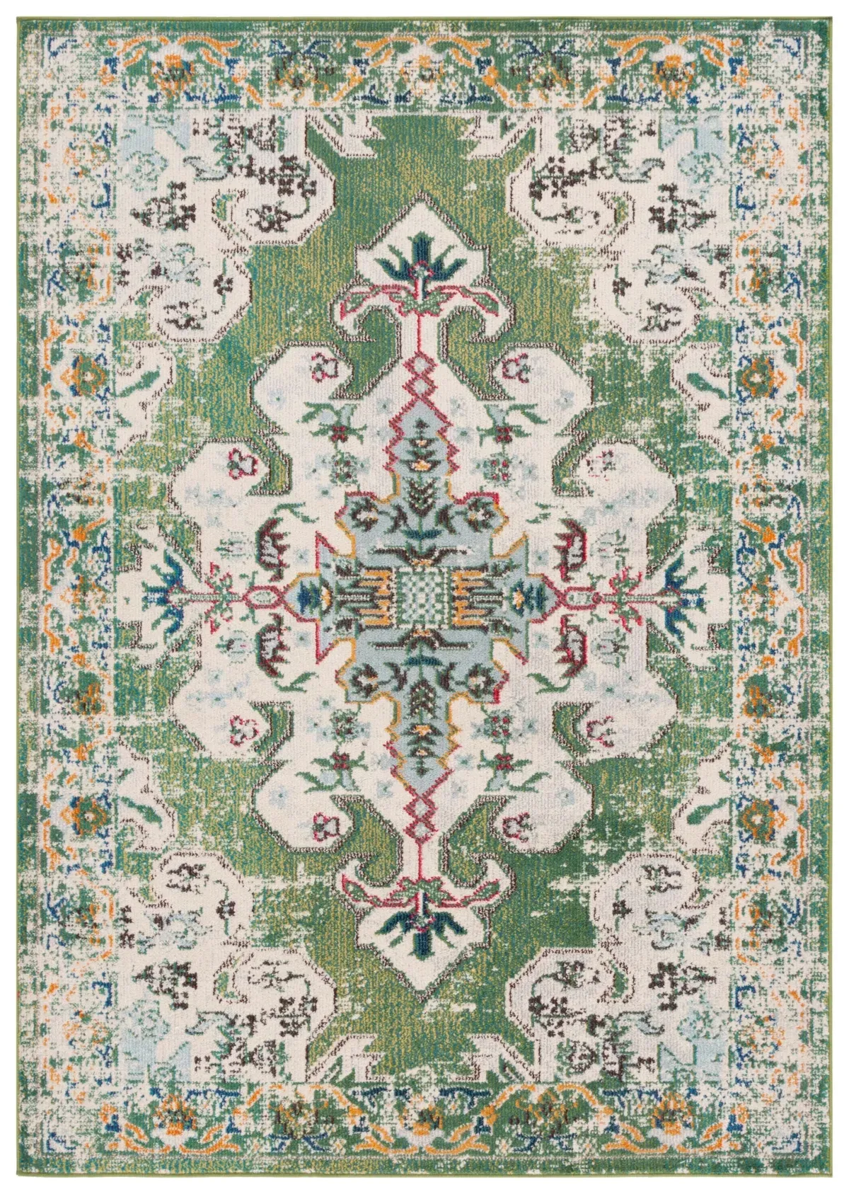 MADISON 452 GREEN  5'-3' x 7'-6' Medium Rectangle Rug