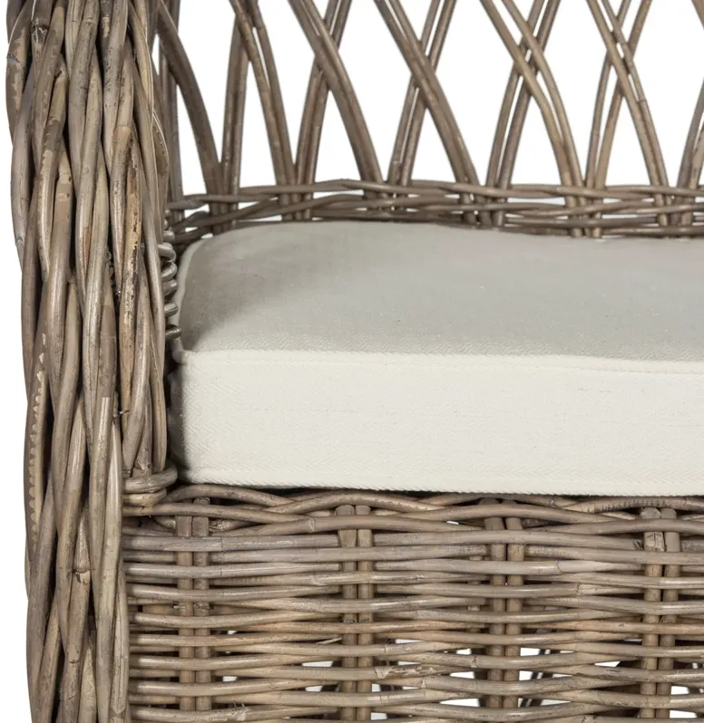 INEZ WICKER CLUB CHAIR