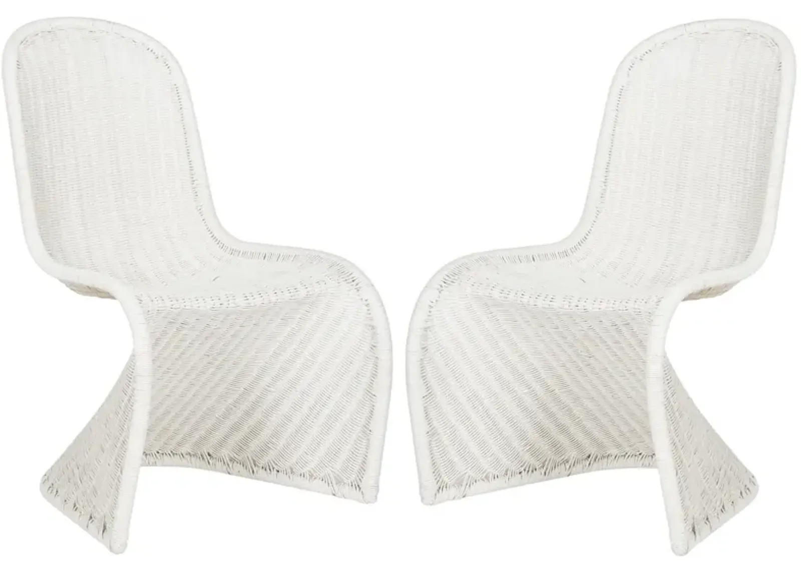 TANA WICKER SIDE CHAIR - Set of 2