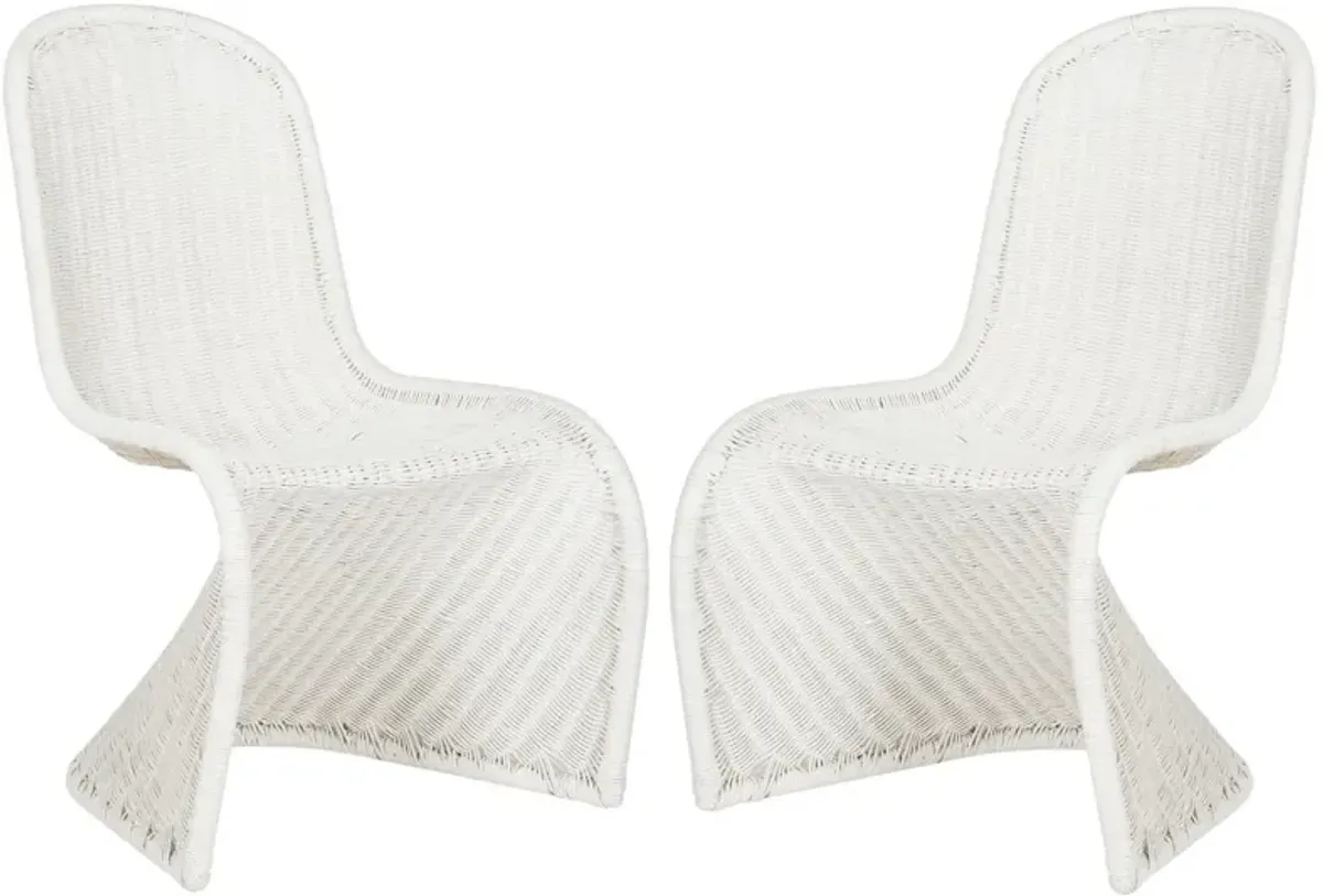 TANA WICKER SIDE CHAIR - Set of 2