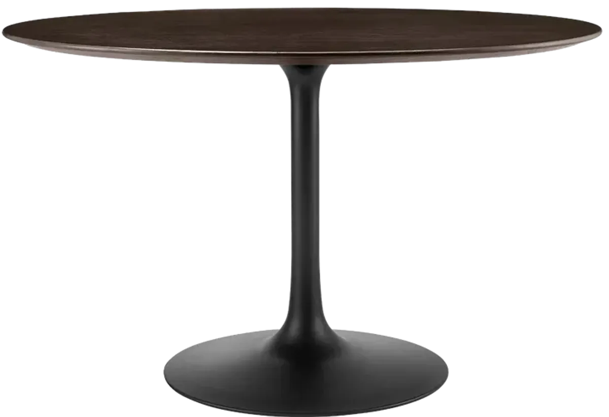 Lippa 47" Round Wood Grain Dining Table