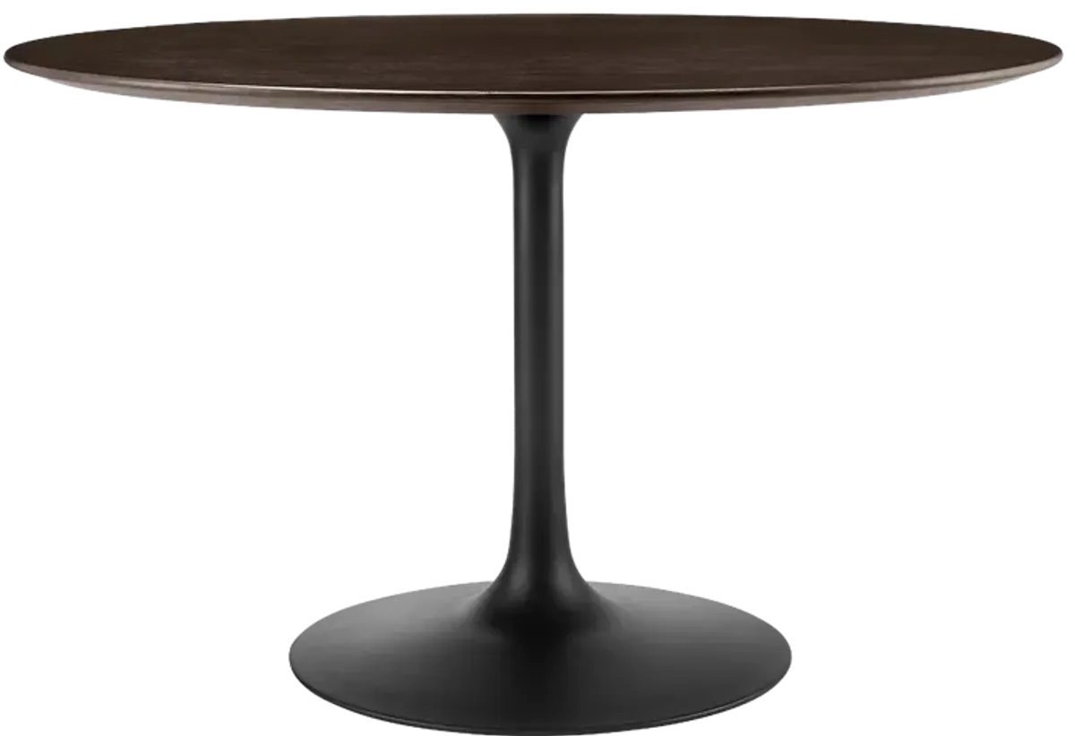 Lippa 47" Round Wood Grain Dining Table