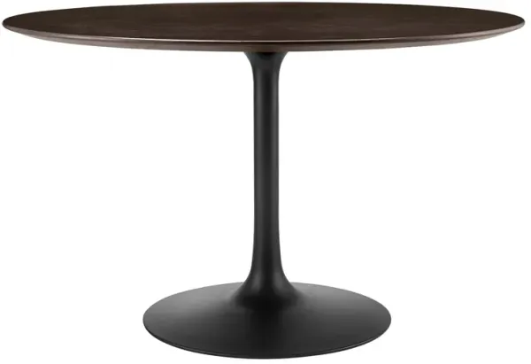 Lippa 47" Round Wood Grain Dining Table