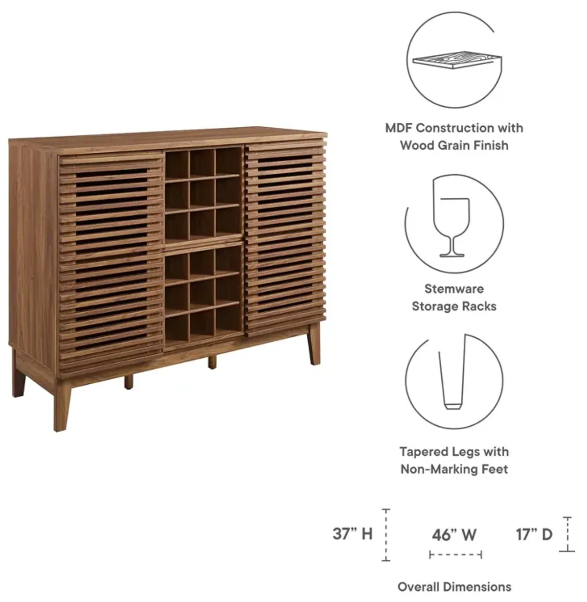 Render Bar Cabinet