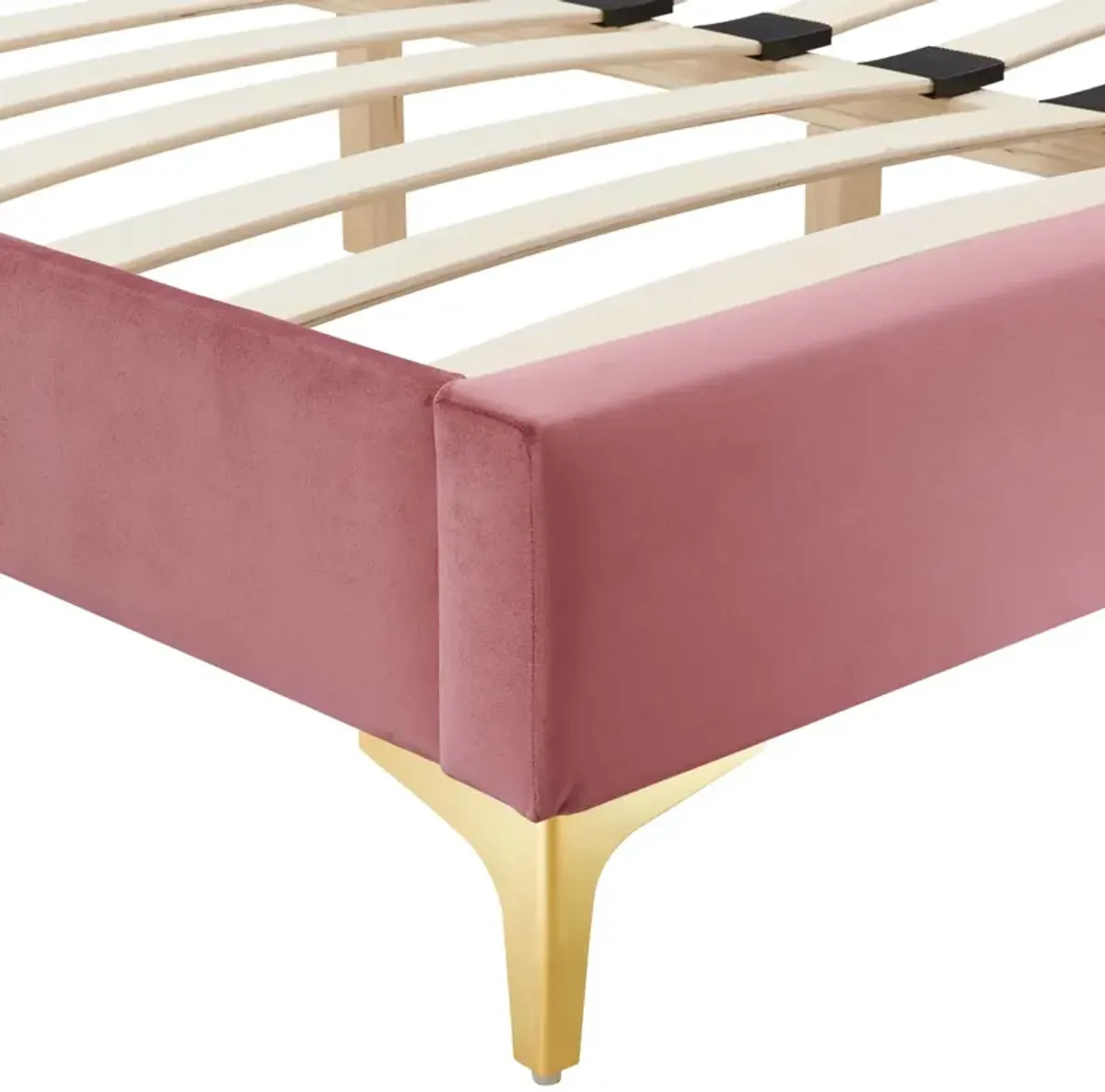 Sutton Full Performance Velvet Bed Frame