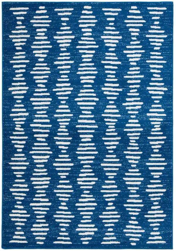 TULUM 644 NAVY  6'-7' x 8'-7' Medium Rectangle Rug