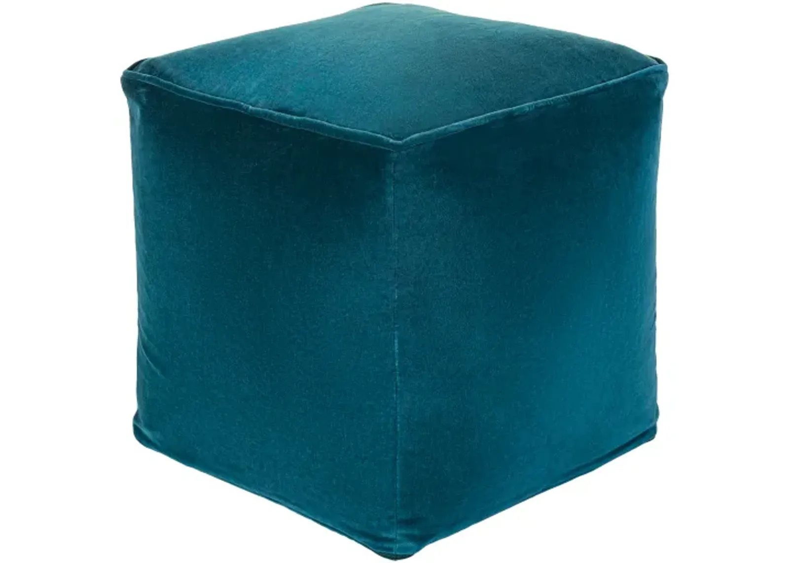 Cotton Velvet CVPF-021 16"H x 16"W x 16"D Pouf