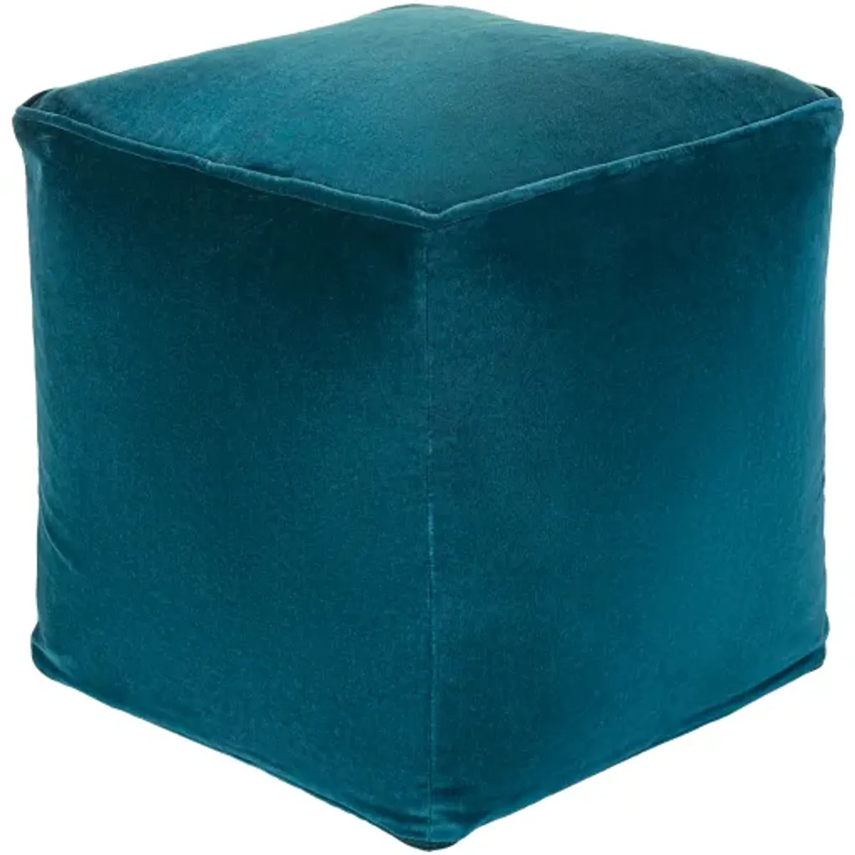 Cotton Velvet CVPF-021 16"H x 16"W x 16"D Pouf