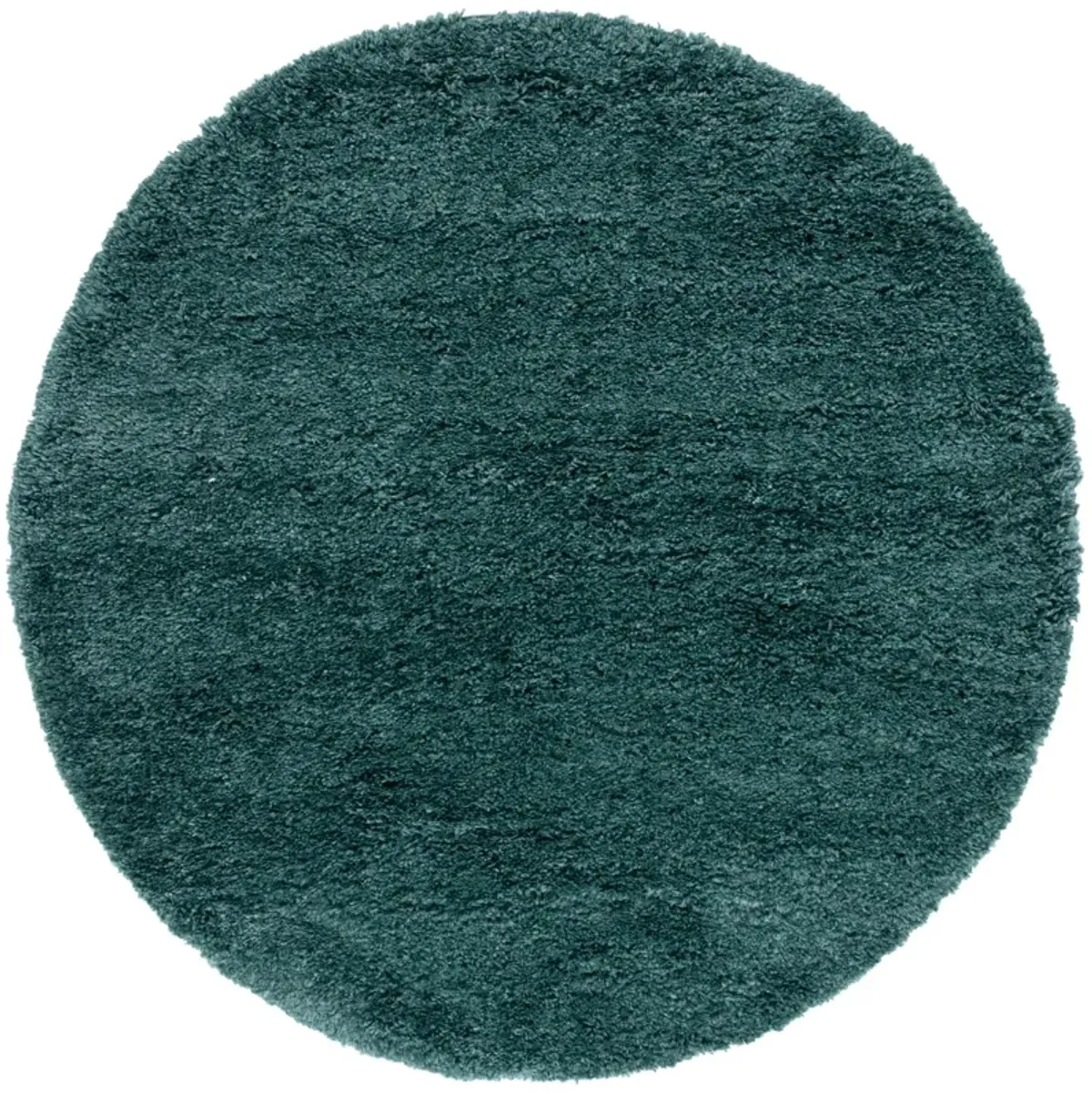 FONTANA SHAG 800 DARK GREEN 6'-7' x 6'-7' Round Round Rug