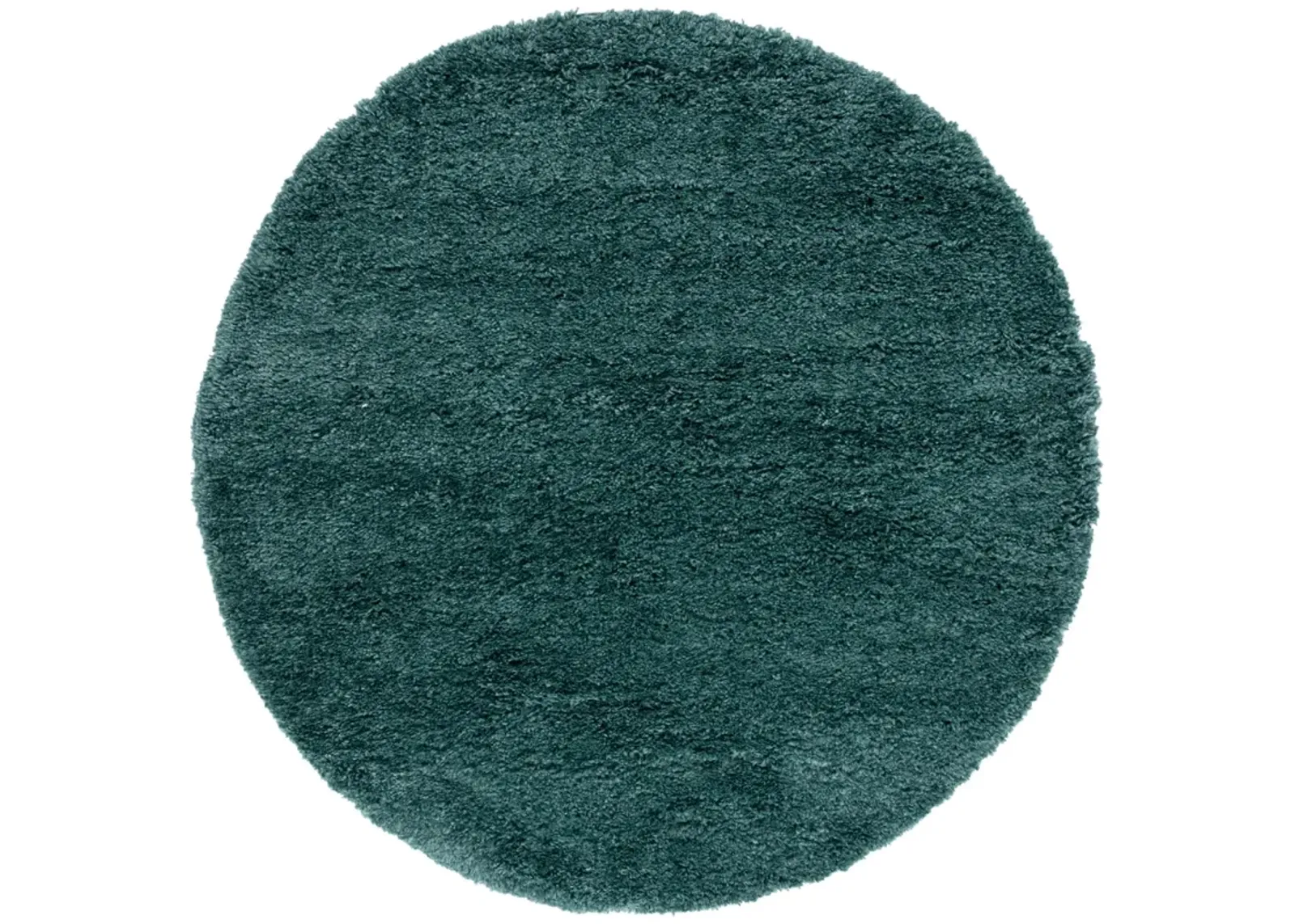 FONTANA SHAG 800 DARK GREEN 6'-7' x 6'-7' Round Round Rug