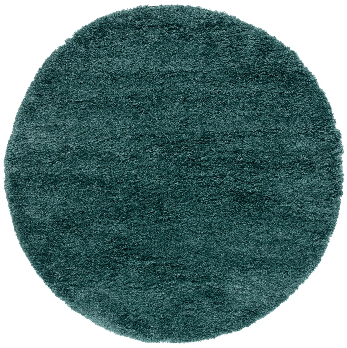 FONTANA SHAG 800 DARK GREEN 6'-7' x 6'-7' Round Round Rug