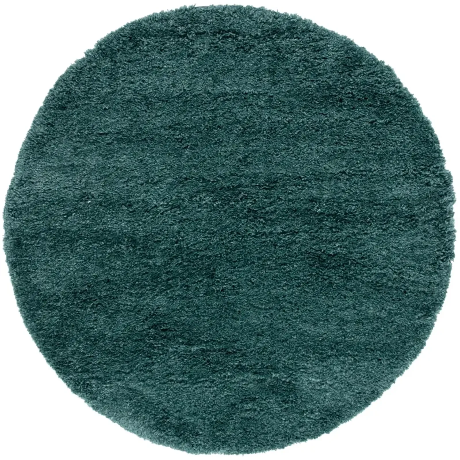 FONTANA SHAG 800 DARK GREEN 6'-7' x 6'-7' Round Round Rug