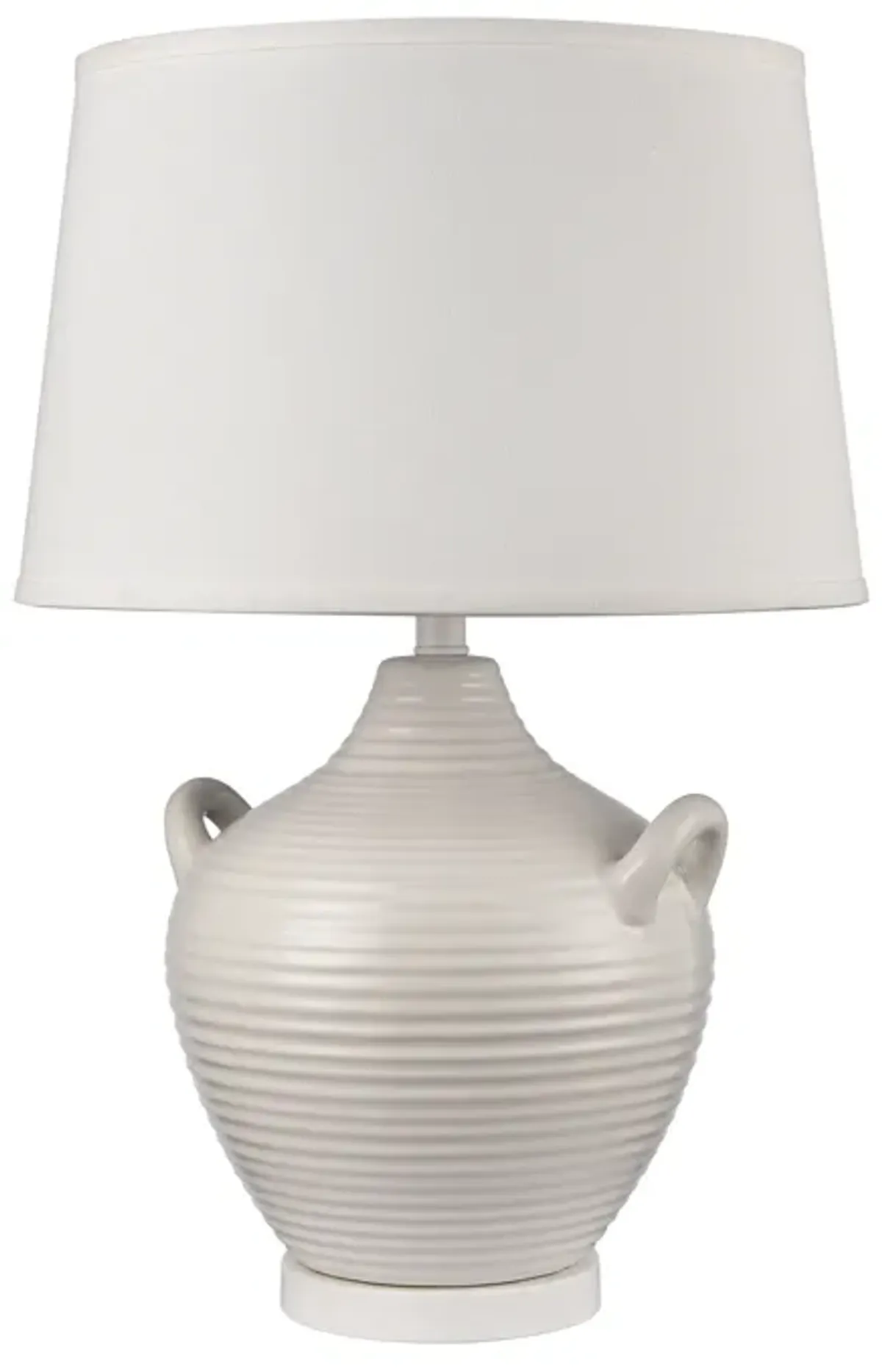 Oxford 25'' High 1-Light Table Lamp - White - Includes LED Bulb