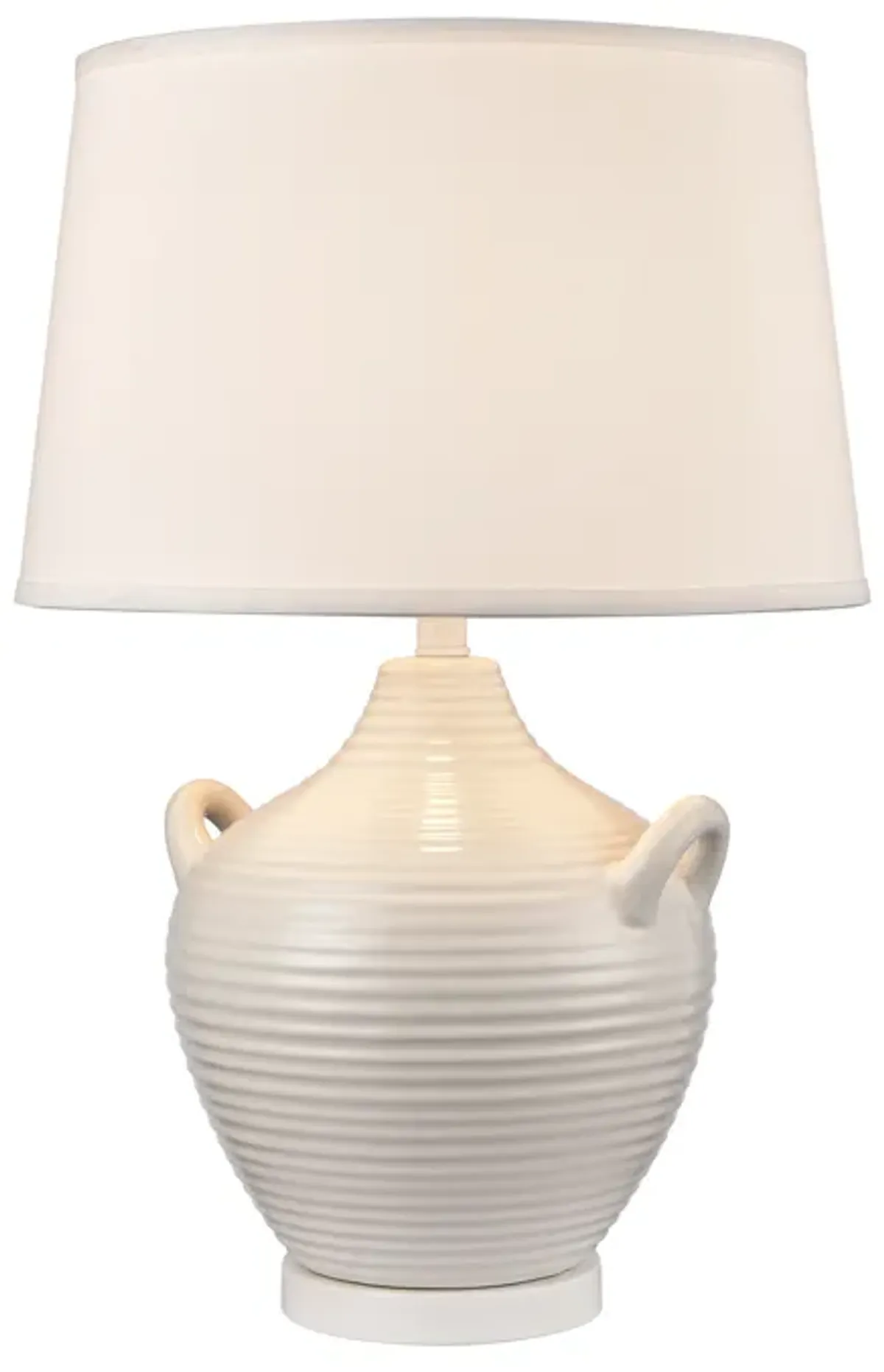 Oxford 25'' High 1-Light Table Lamp - White - Includes LED Bulb