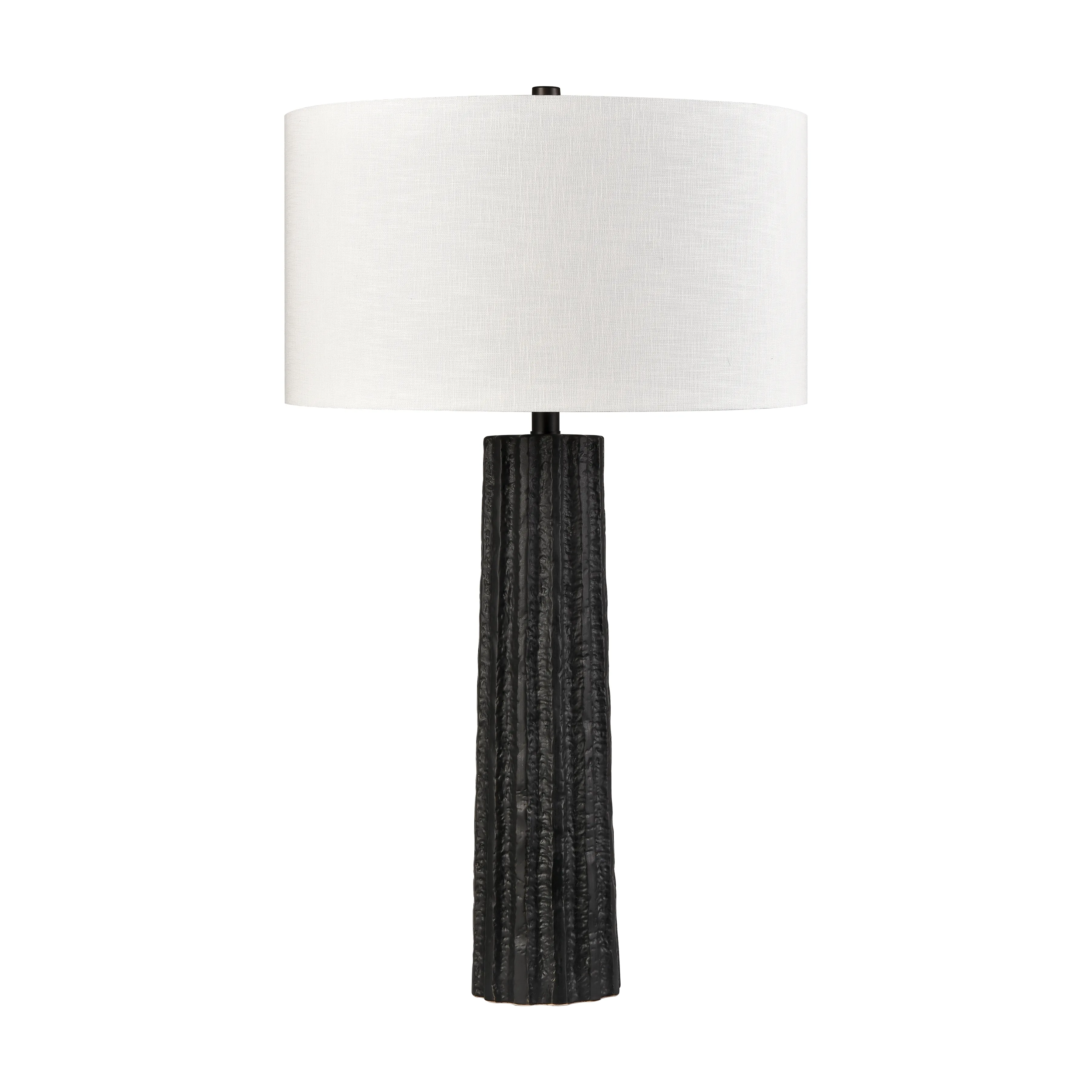 Albert 31'' High 1-Light Table Lamp - Black Glaze - Includes LED Bulb