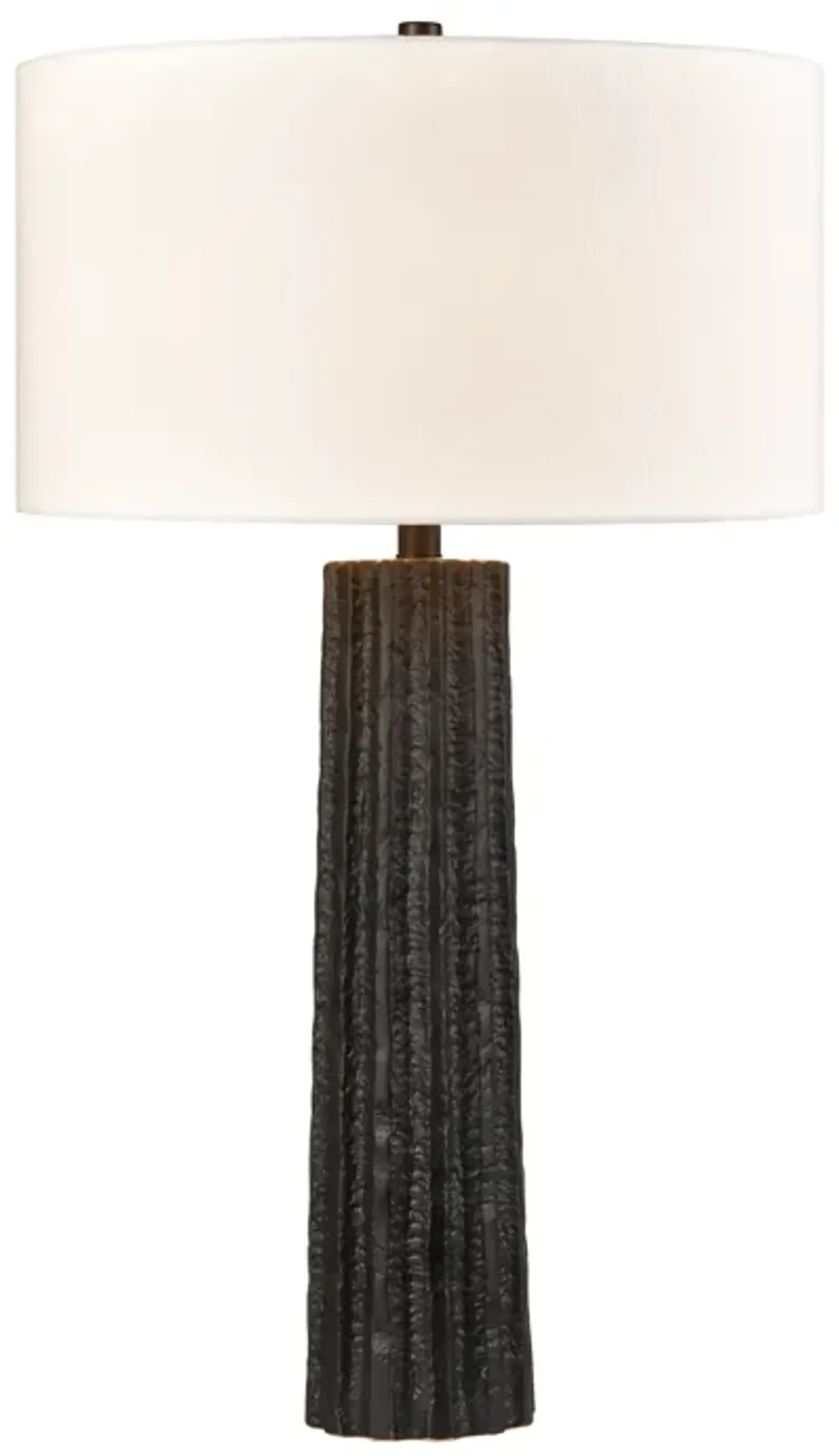 Albert 31'' High 1-Light Table Lamp - Black Glaze - Includes LED Bulb