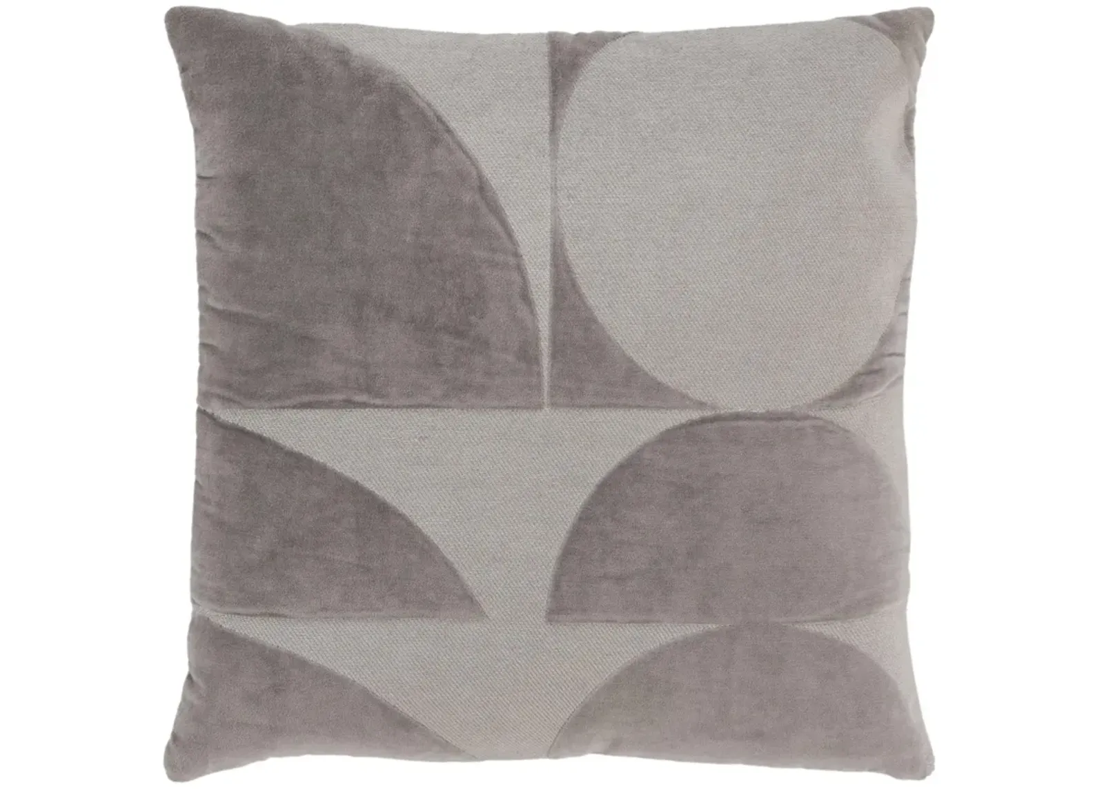 Geometric Light Grey  Pillow