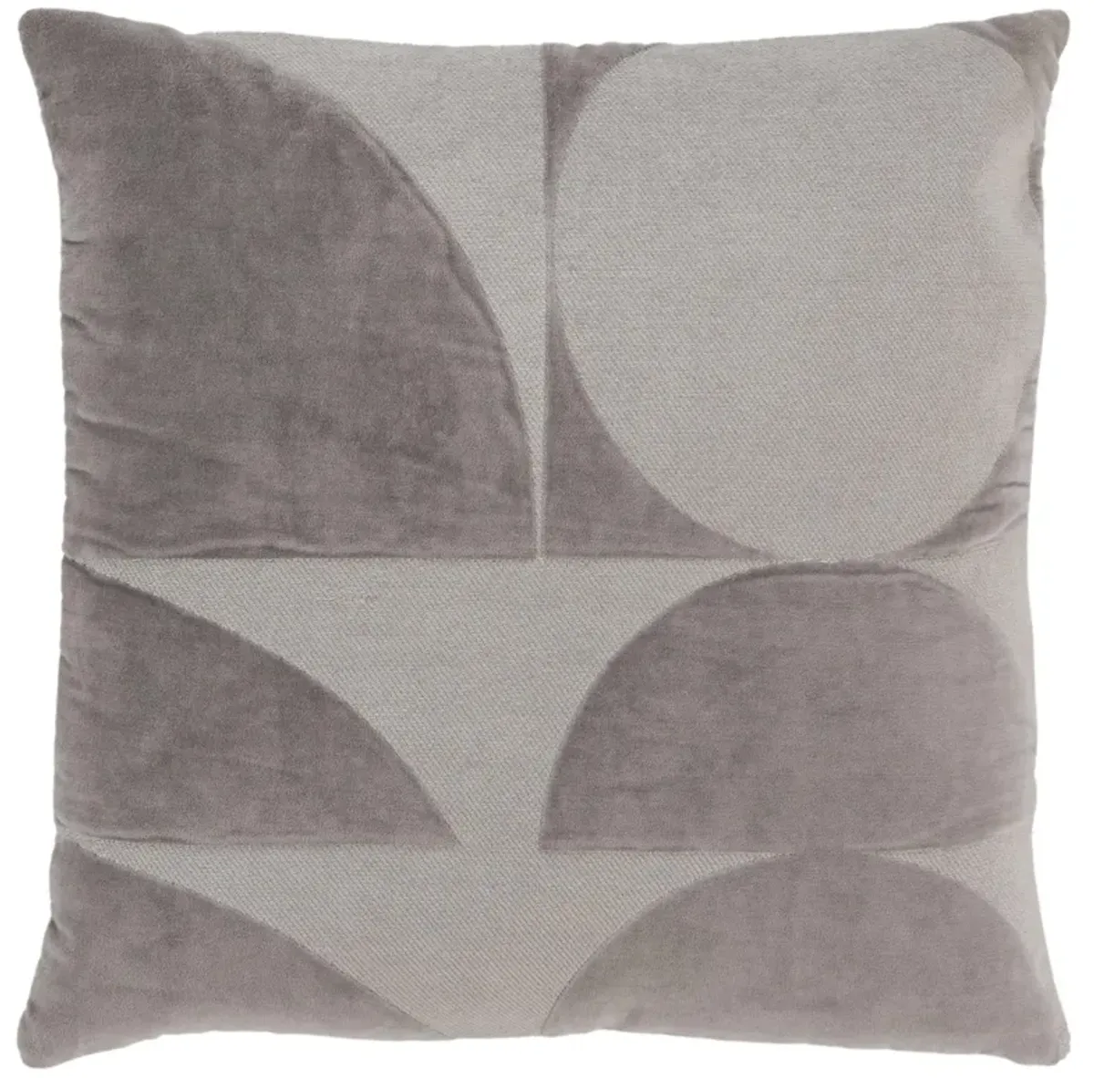 Geometric Light Grey  Pillow