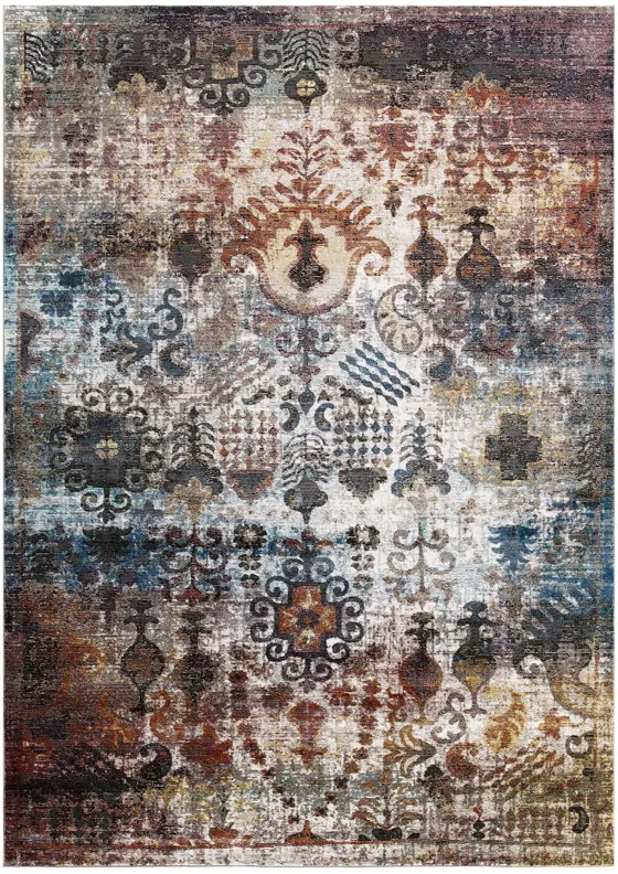 Success Tahira Transitional Distressed Vintage Floral Moroccan Trellis 5x8 Area Rug