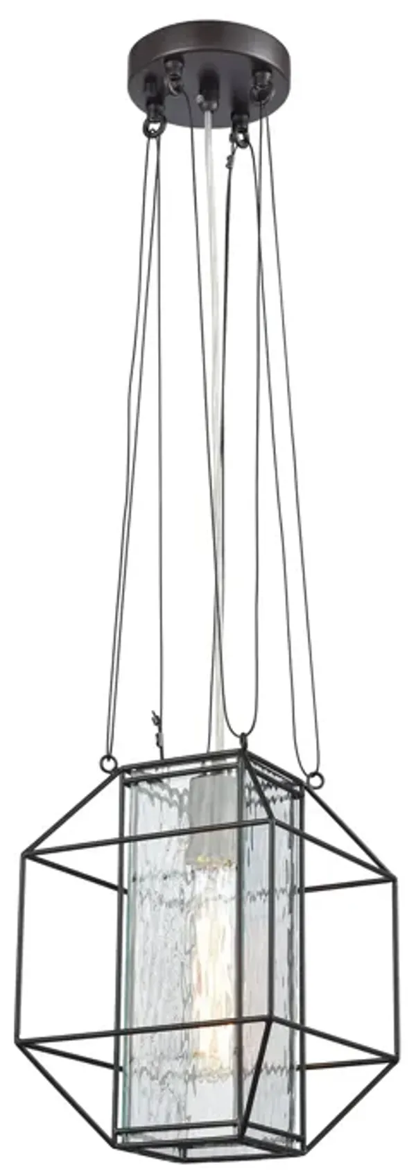 Waterbury 8" Wide 1-Light Mini Pendant - Oil Rubbed Bronze