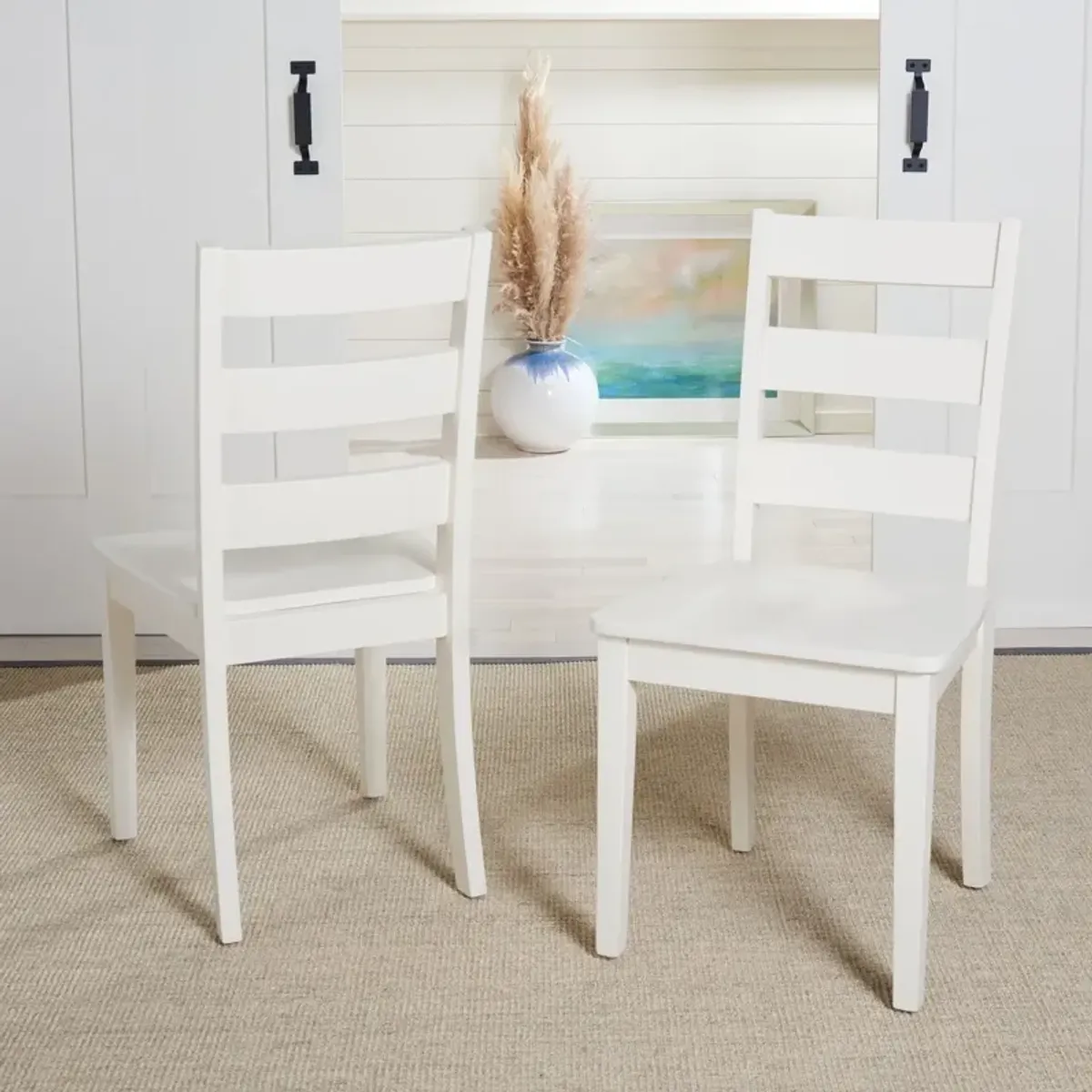 SILIO LADDER BACK DINING CHAIR - Set of 2