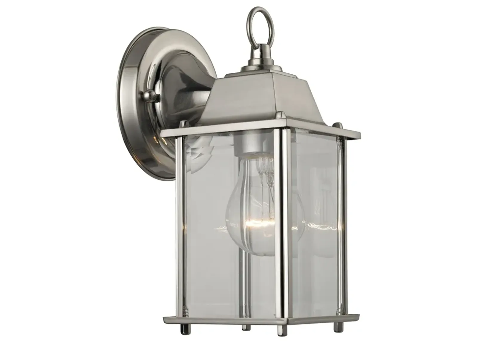 Cotswold 9'' High 1-Light Outdoor Sconce - Brushed Nickel