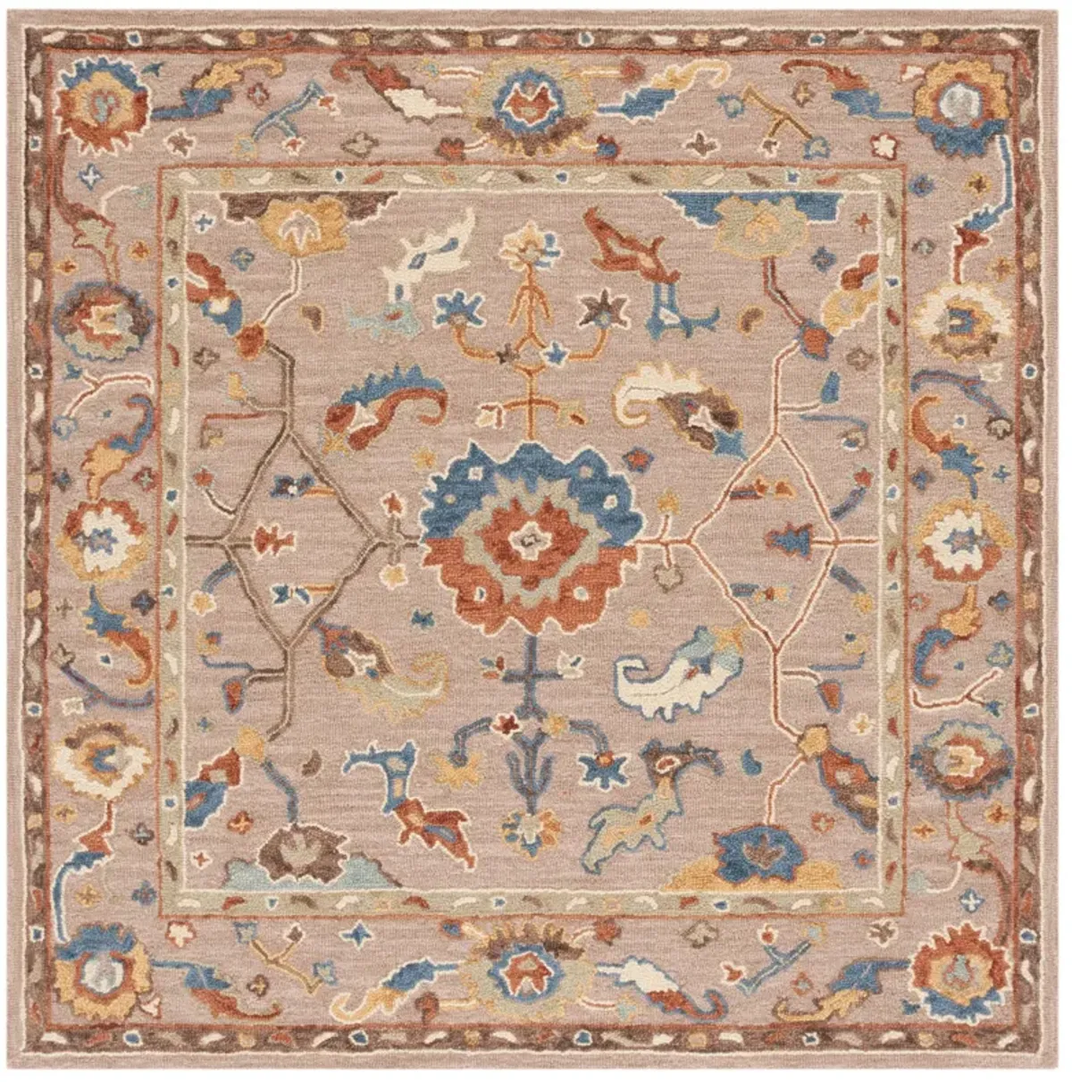 METRO Hand Tufted 6' x 6' Square area rug