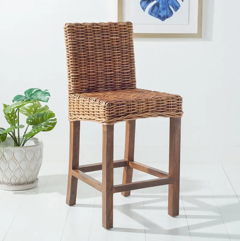 TOBIE RATTAN COUNTER STOOL