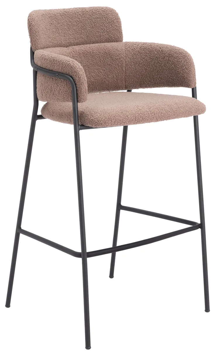 Marcel Barstool (Set of 2) Brown