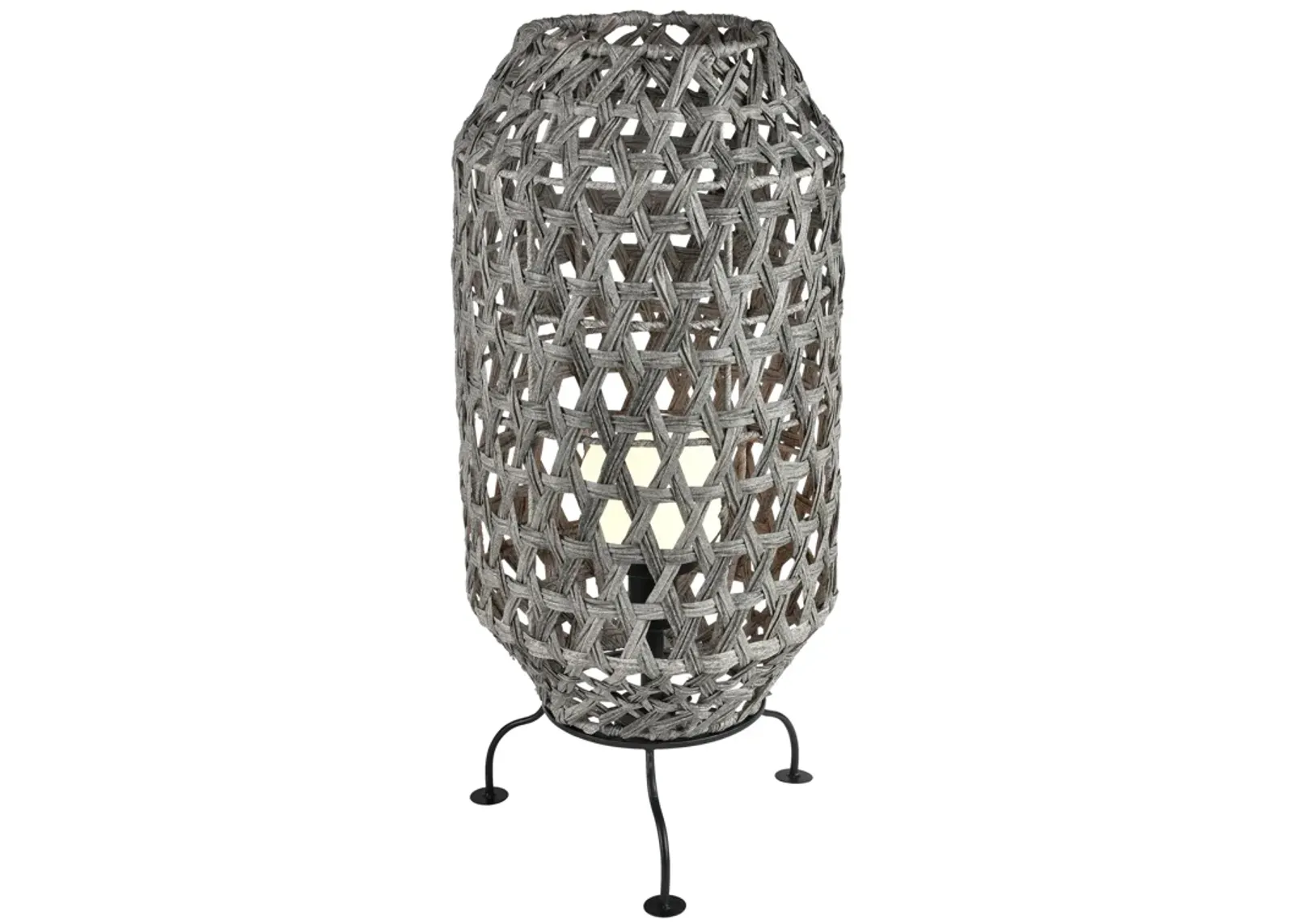 Banaue 36" High 1-Light Outdoor Table Lamp - Gray