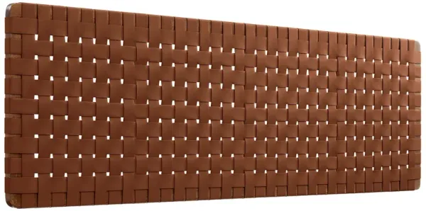 Sparta Weave Wall-Mount Vegan Leather King Headboard by Modway