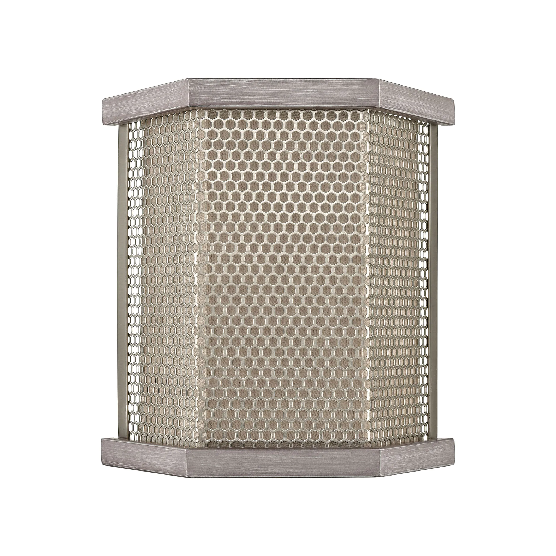 Crestler 11" High 2-Light Sconce - Weathered Zinc