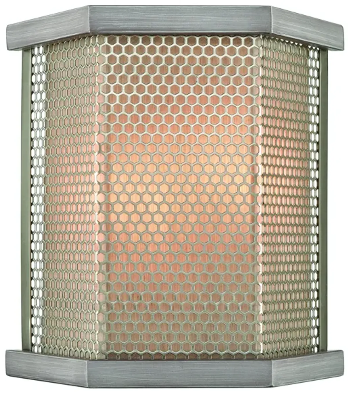 Crestler 11" High 2-Light Sconce - Weathered Zinc