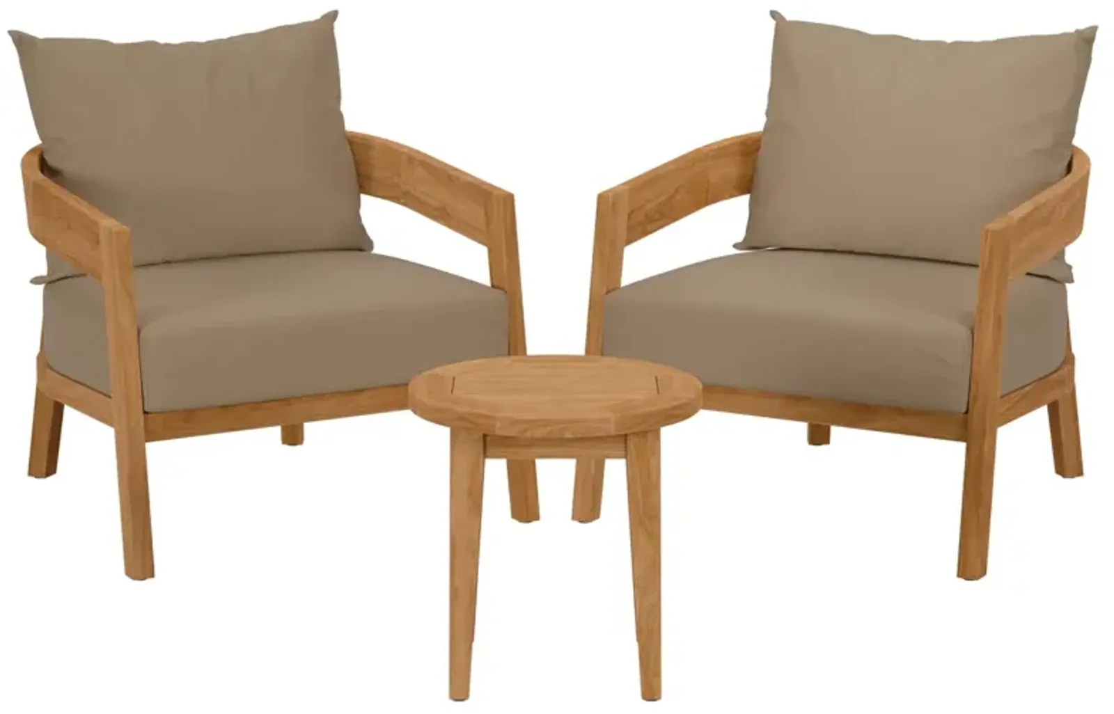 Brisbane 3-Piece Teak Outdoor Set