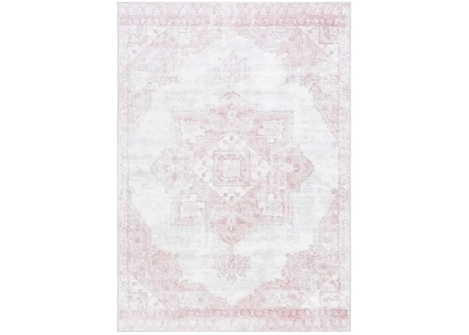 LAYLA 104  Pink 8' X 10' Large Rectangle Rug