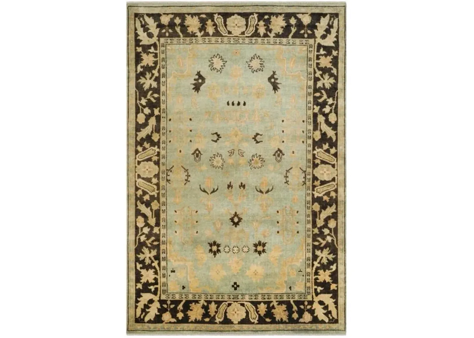 OSH112  Brown 9' X 12' Large Rectangle Rug