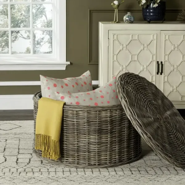 JESSE WICKER STORAGE COFFEE TABLE