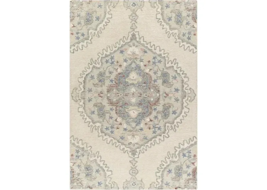 Vivianne VVE-2302 5' x 7'6" Hand Made Rug