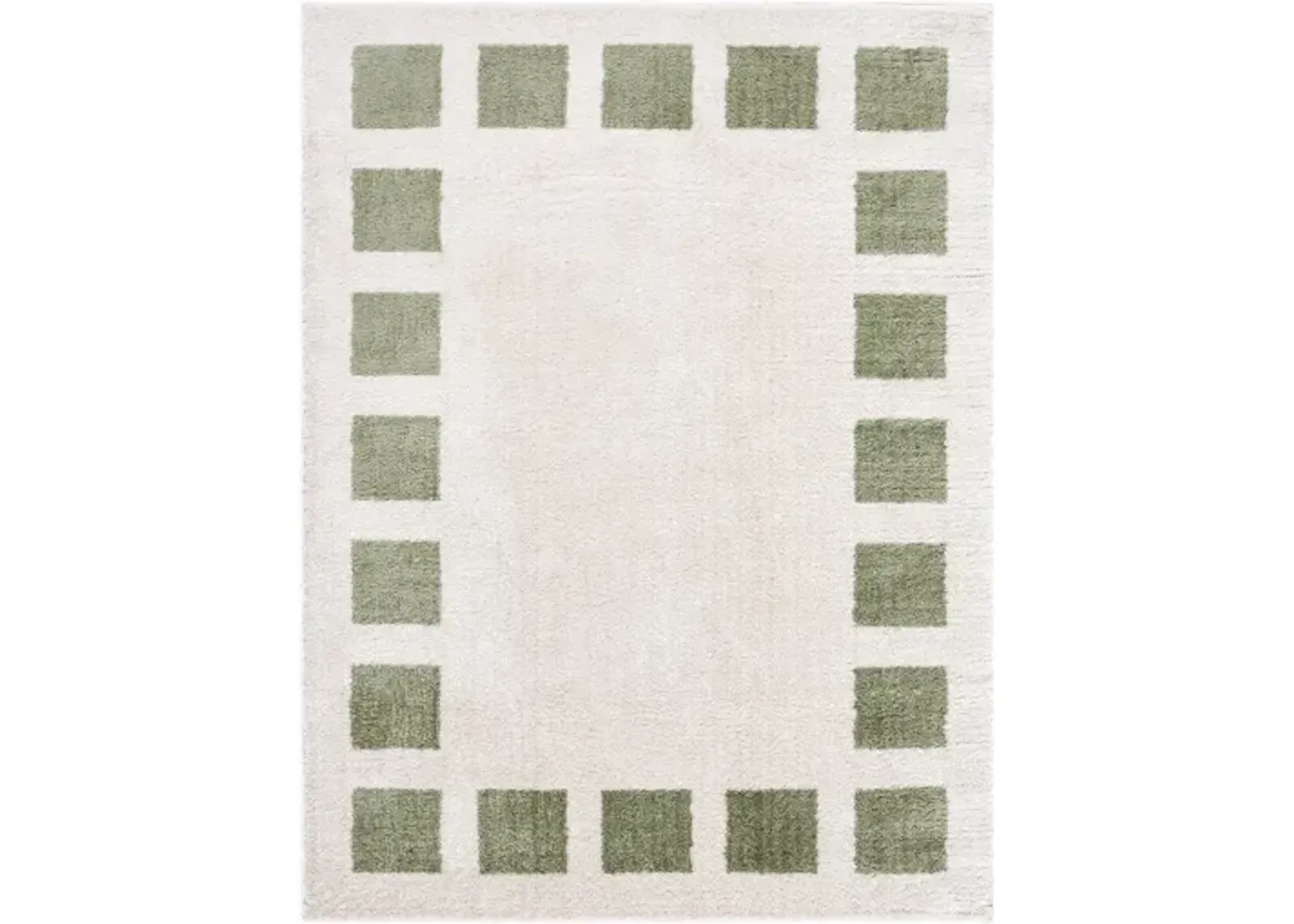 Fossay Shag FSG-2315 5'3" x 7' Machine Woven Rug