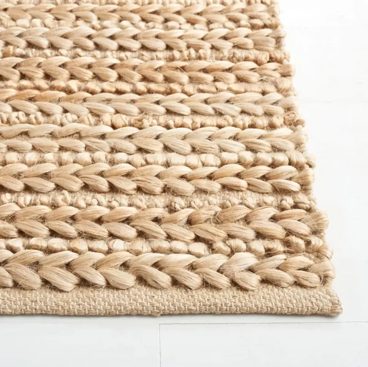 NATURAL FIBER 103 NATURAL 2'-3' x 8' Runner Rug