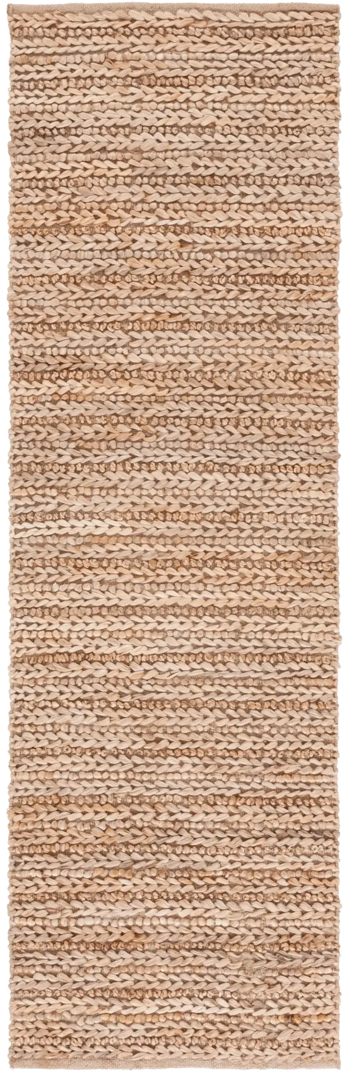 NATURAL FIBER 103 NATURAL 2'-3' x 8' Runner Rug