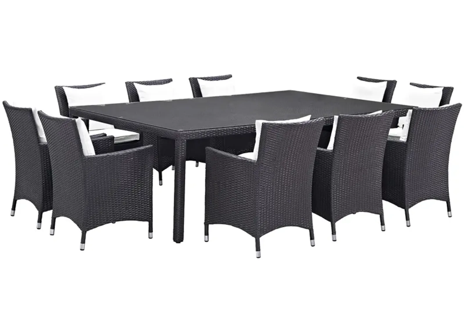 Convene 11 Piece Outdoor Patio Dining Set