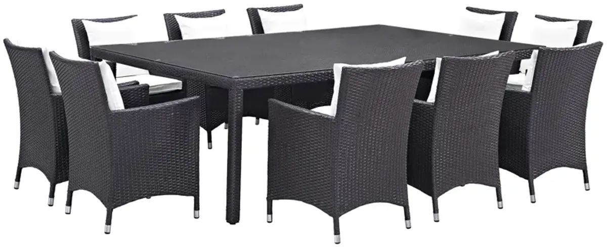 Convene 11 Piece Outdoor Patio Dining Set