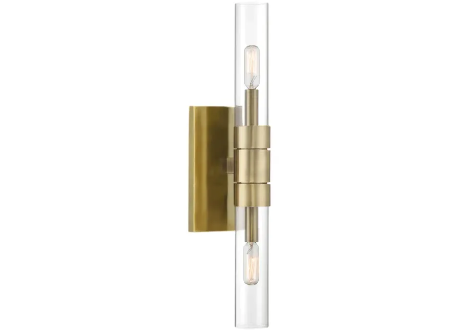 Rohe Wall Sconce - Aged Brass