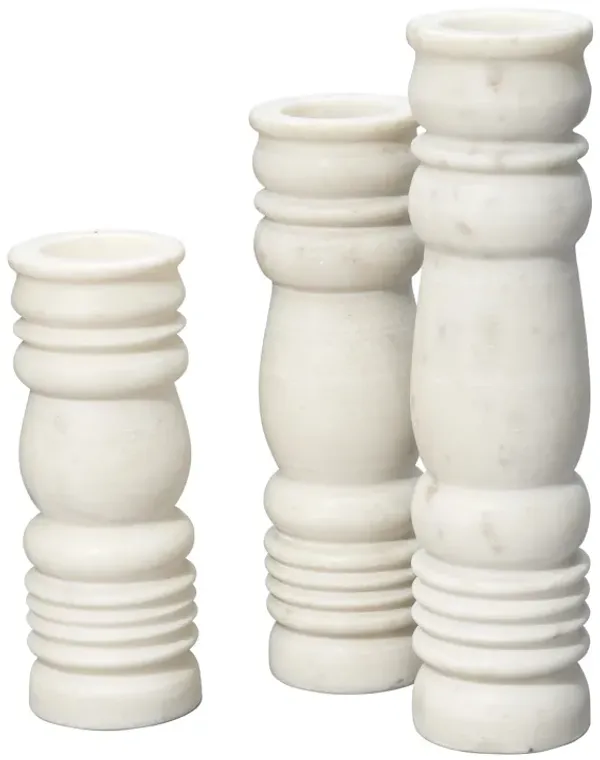 Monument Candlesticks - Set Of 3
