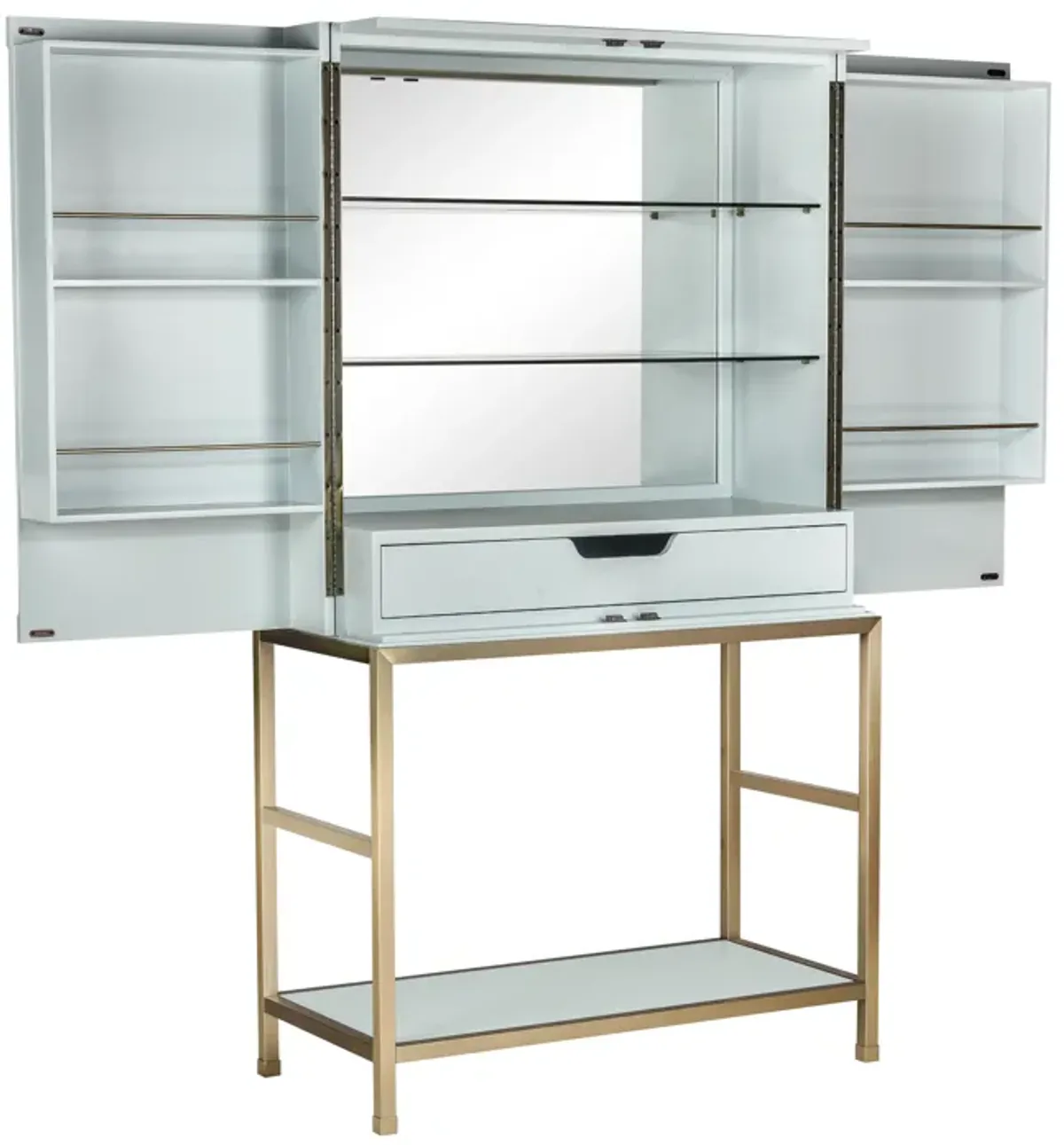 Gabe Bar Cabinet - Blue